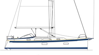 Hallberg-Rassy370exteriorsideview